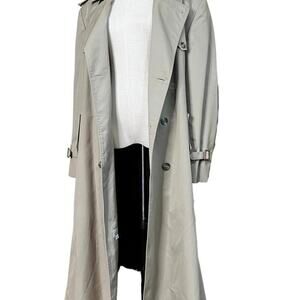 Christian dior monsieur oversized trench coat with pockets and belt